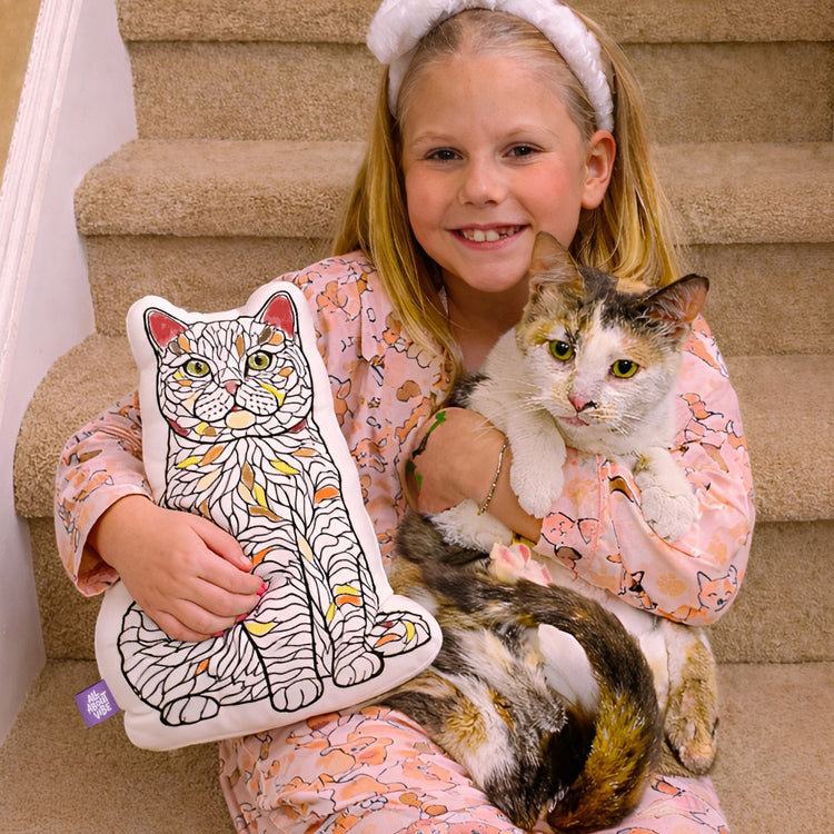 14" Custom Coloring Pillow