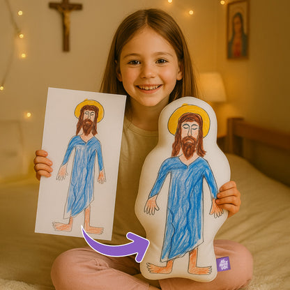 Almohadas cristianas con forma personalizada