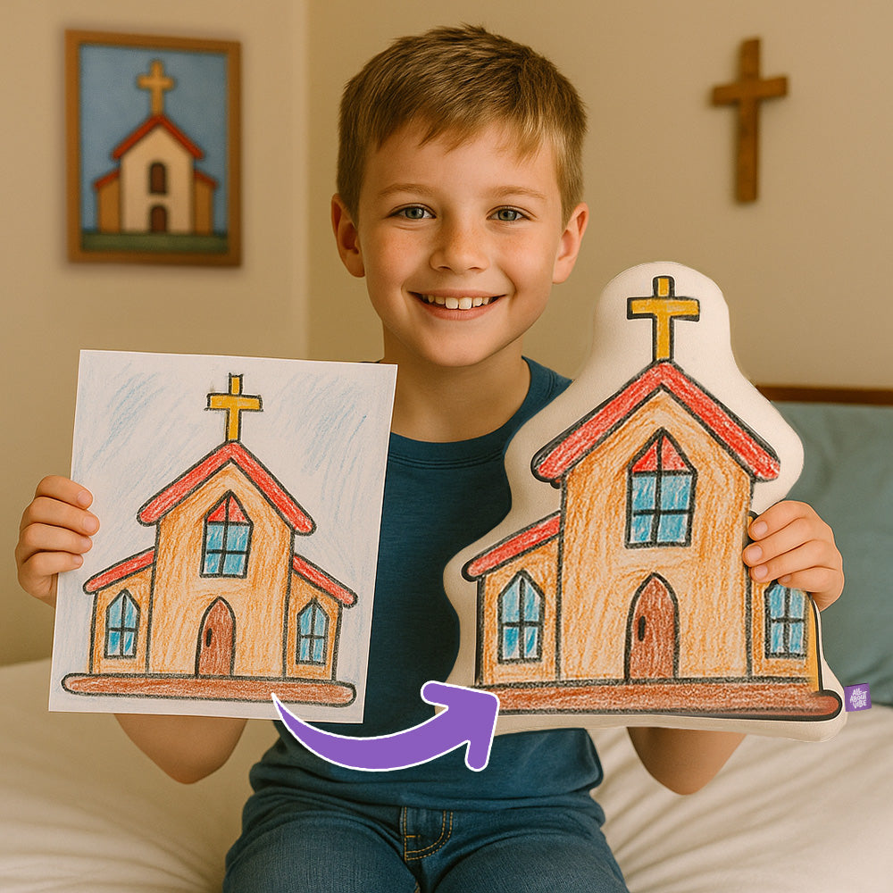 Almohadas cristianas con forma personalizada