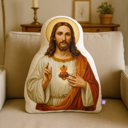 Almohadas cristianas con forma personalizada