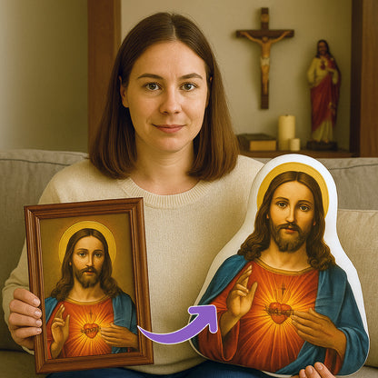 Almohadas cristianas con forma personalizada