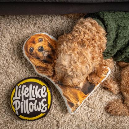 Cocker Spaniel Custom Shaped Pillow