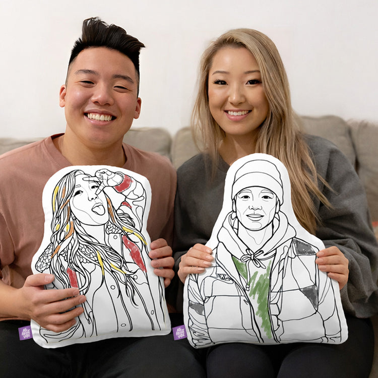 14" Custom Coloring Pillow