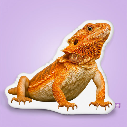 Bearded Dragon Custom Shaped Pillow