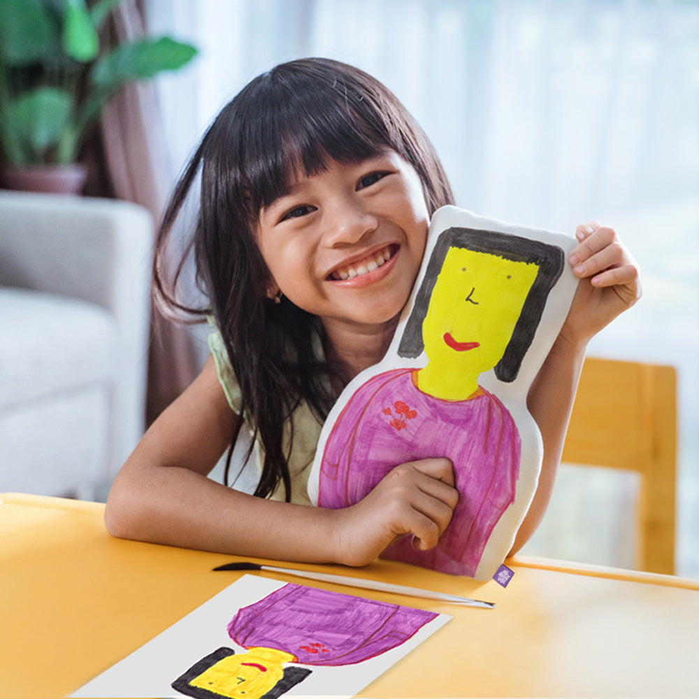 Custom Kids Drawing Pillow
