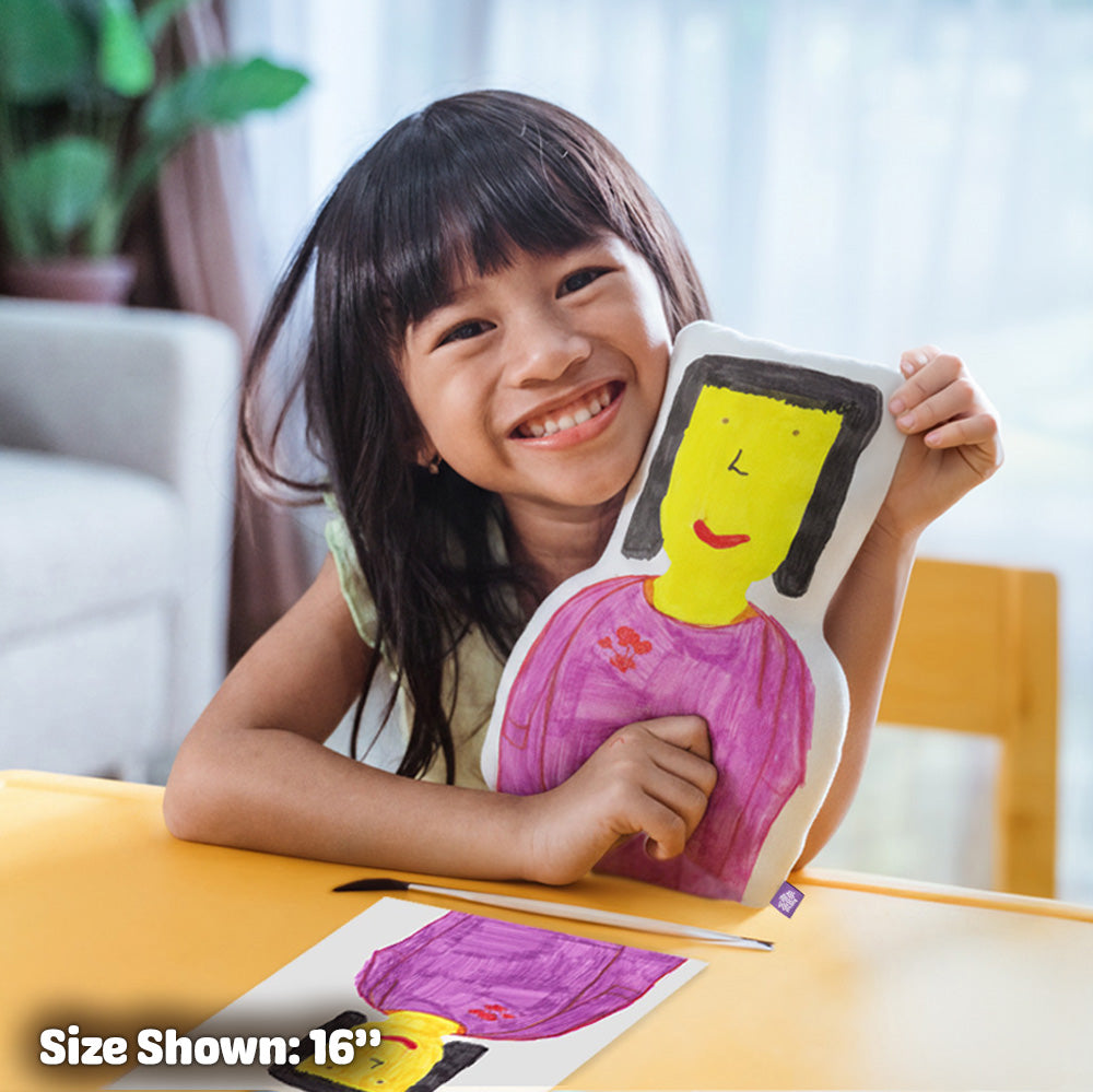 Custom Drawing Pillow For Little Artists