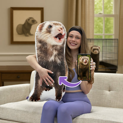 Almohada Personalizada en Forma de Hurón