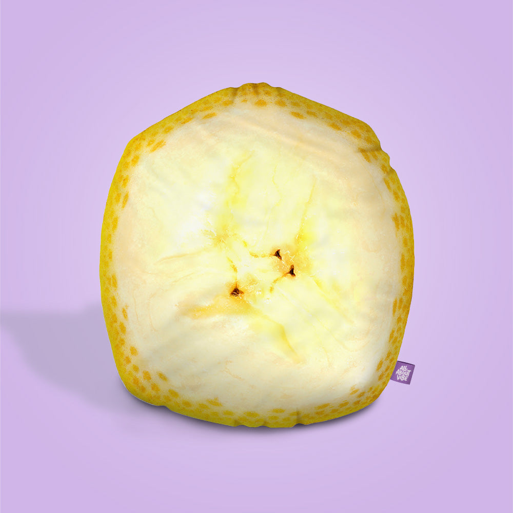 Banana Slice Throw Pillow By All About Vibe