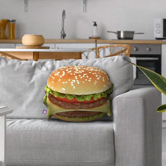 Almohada en Forma de Hamburguesa