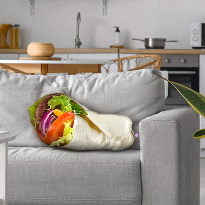Pita Sandwich Throw Pillow By All About Vibe