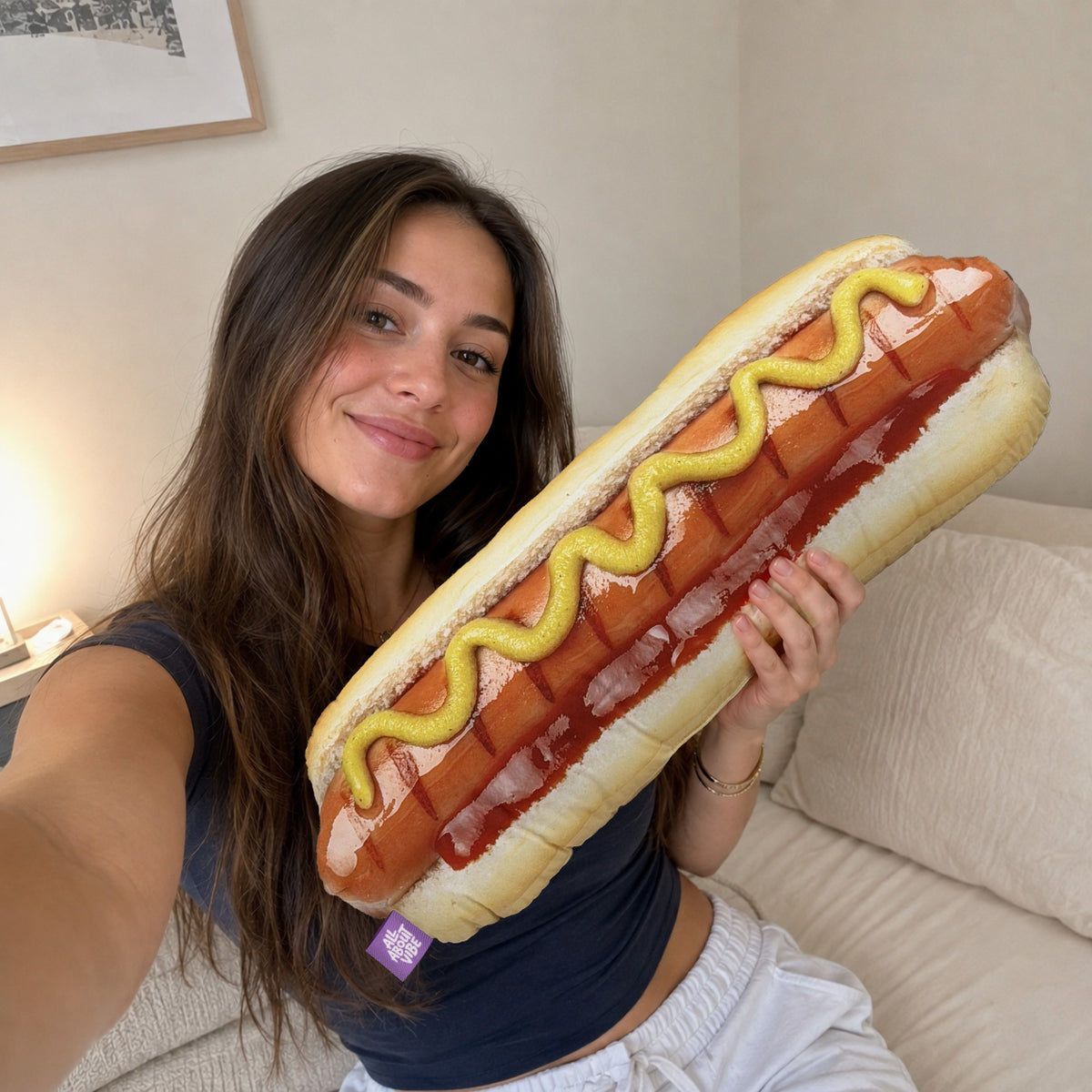 Almohada en Forma de Bistec