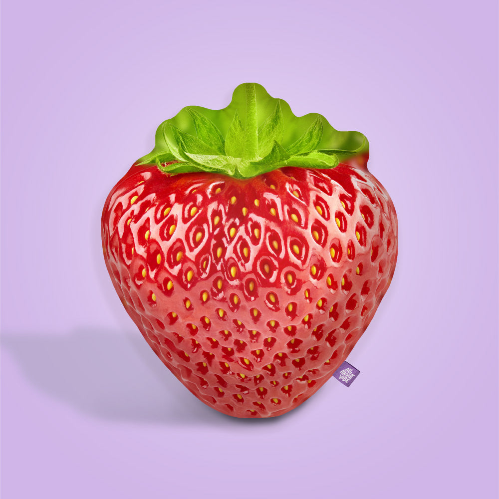 Strawberry Throw Pillow By All About Vibe