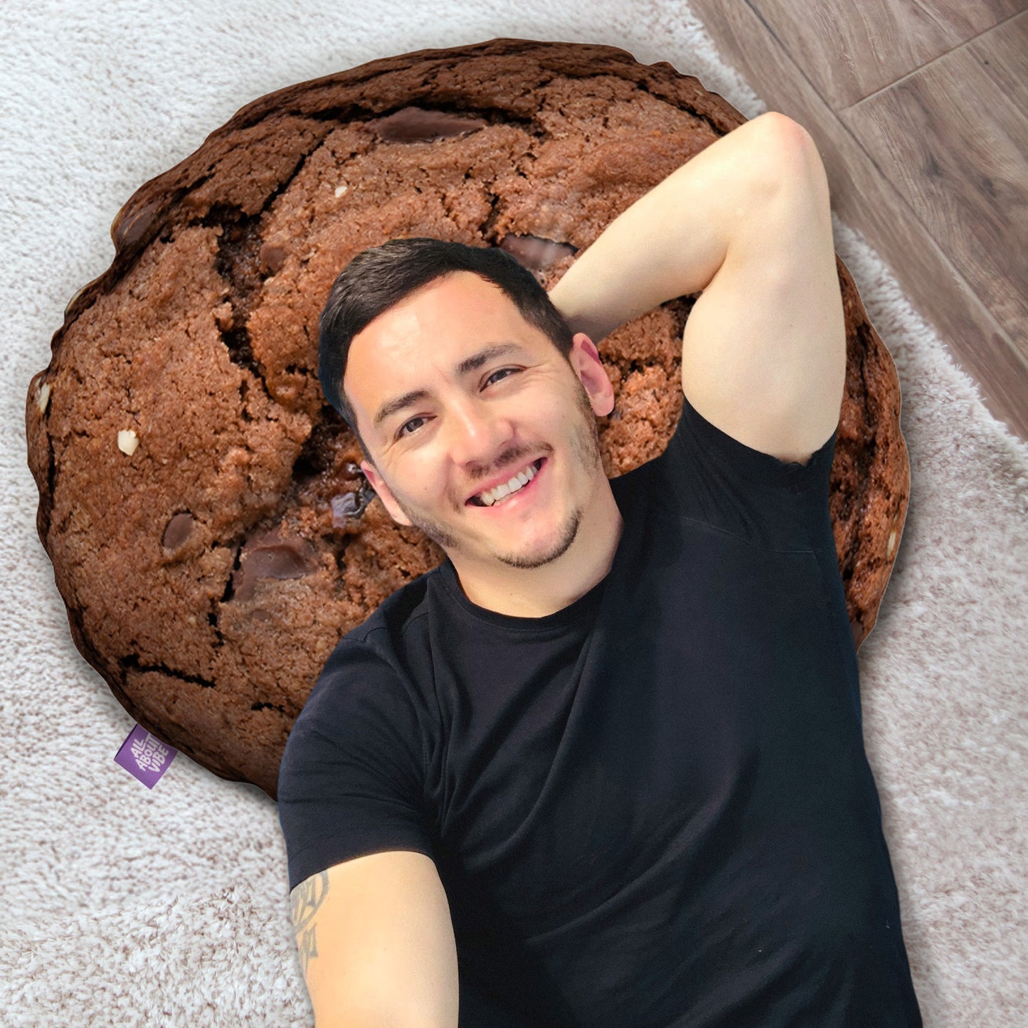 Chocolate Cookie Throw Pillow By All About Vibe