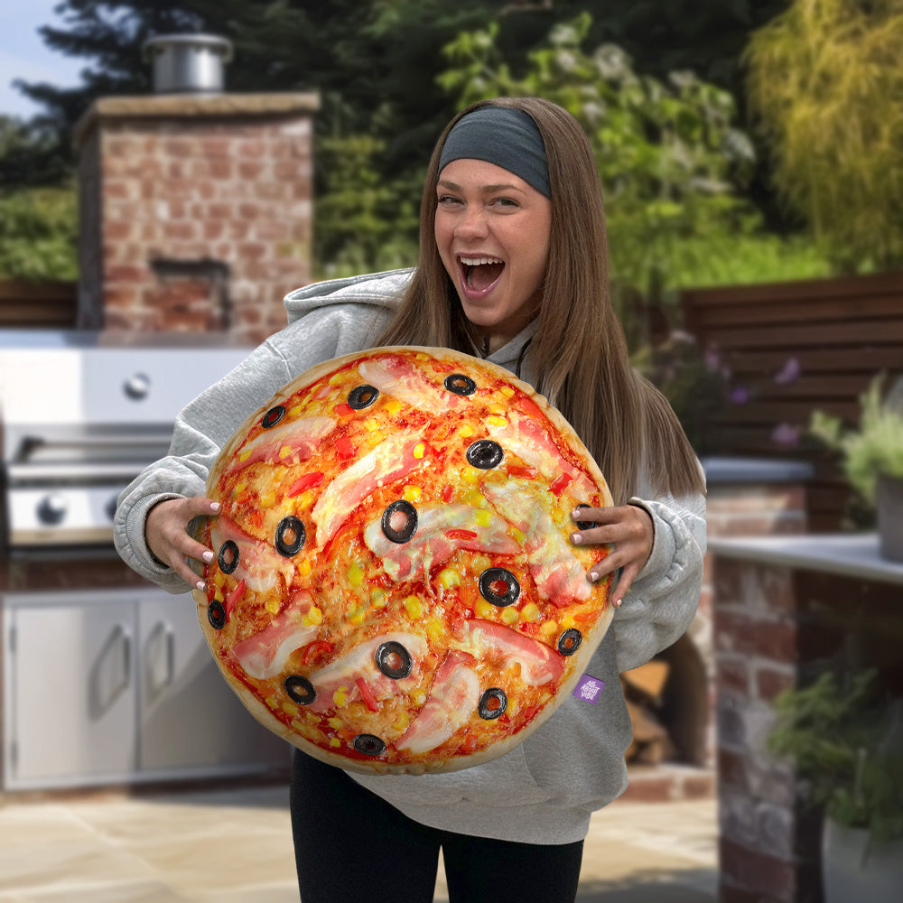 Olive Pizza Throw Pillow By All About Vibe