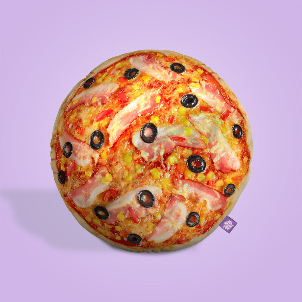 Olive Pizza Throw Pillow By All About Vibe