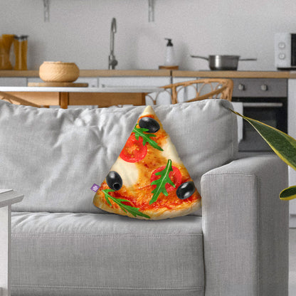 Pizza Slice Throw Pillow By All About Vibe
