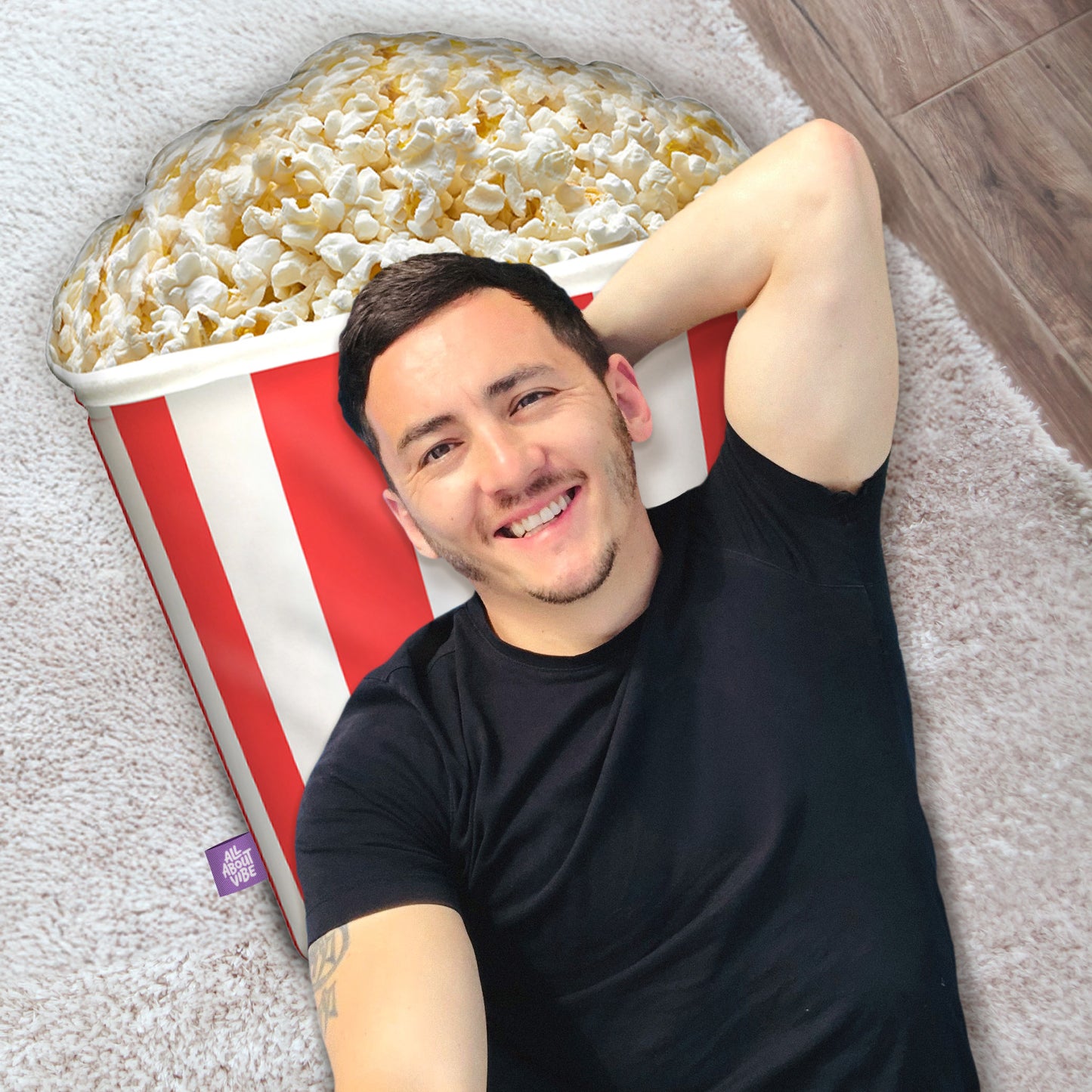 Popcorn Throw Pillow By All About Vibe