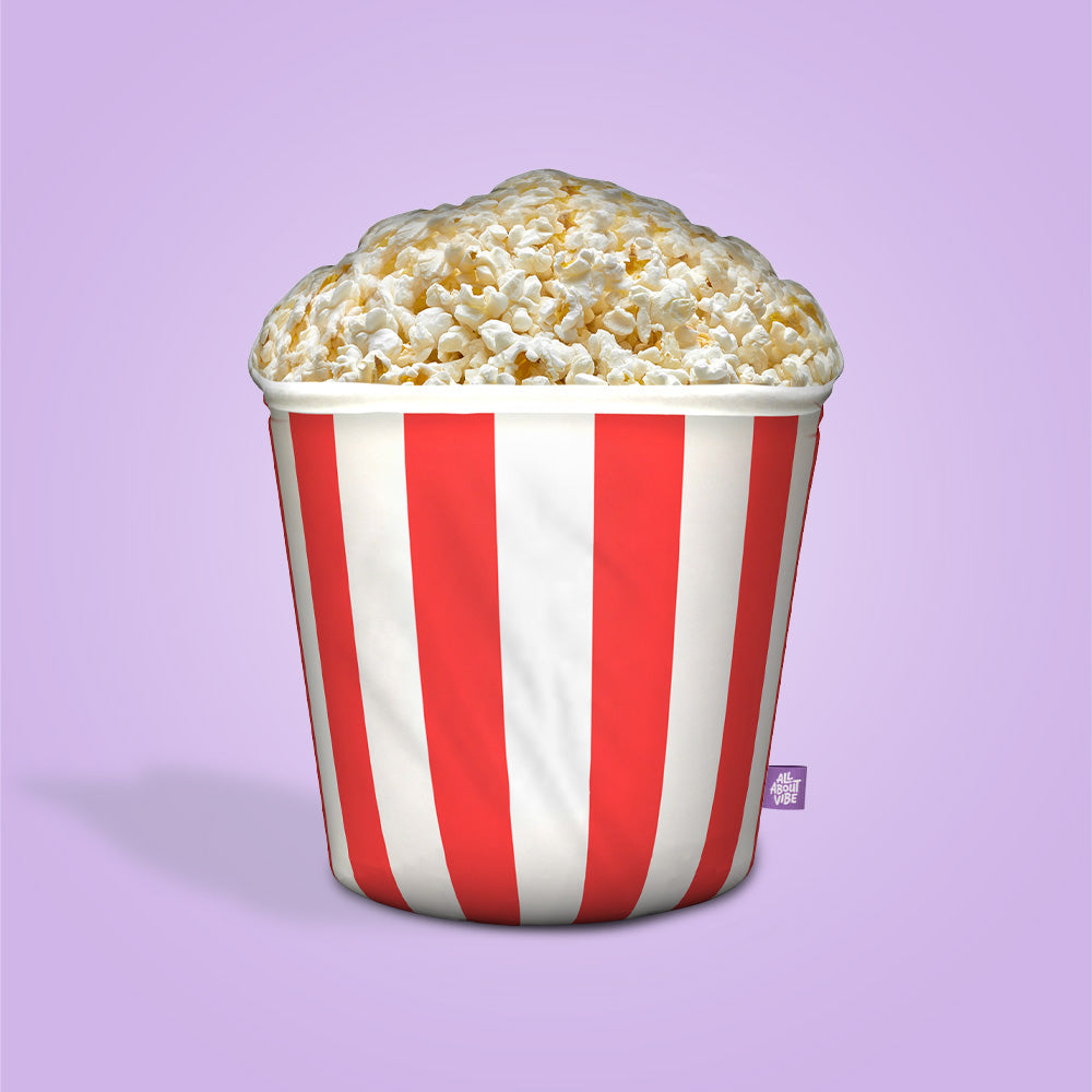 Popcorn Poster Throw Pillows