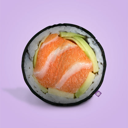 Salmon Sushi Throw Pillow By All About Vibe