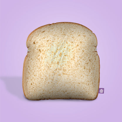 White Bread Throw Pillow By All About Vibe