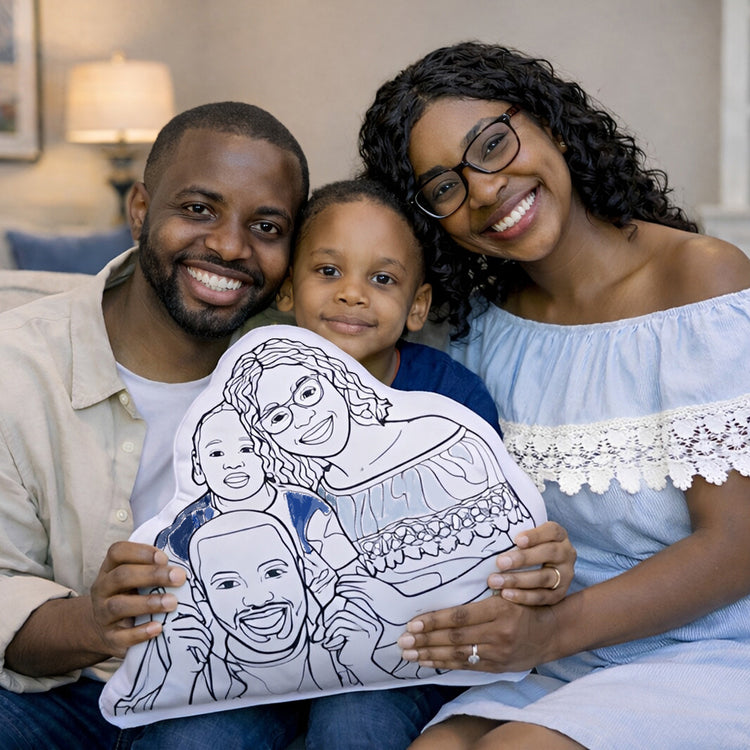 14" Custom Coloring Pillow