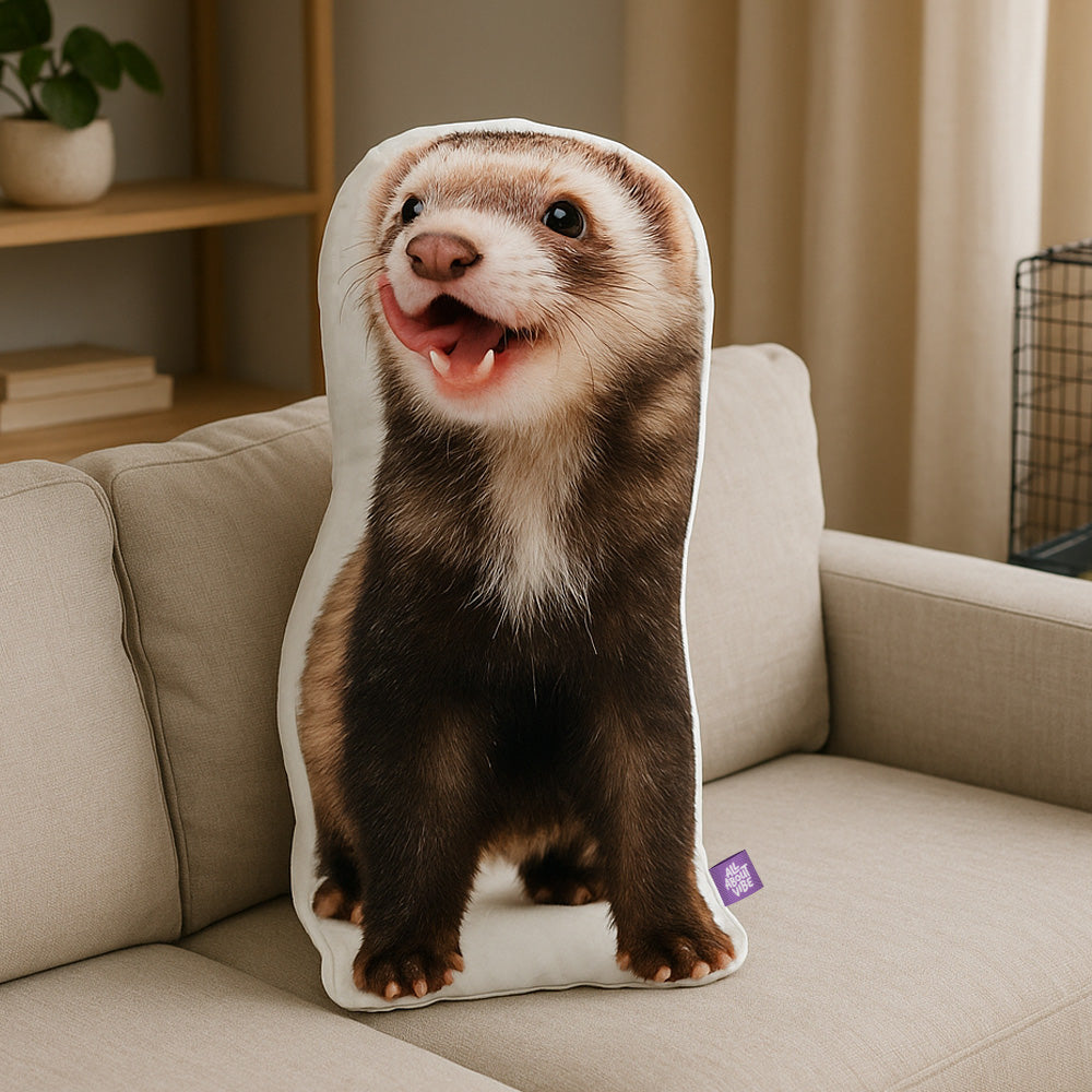 Almohada Personalizada en Forma de Hurón