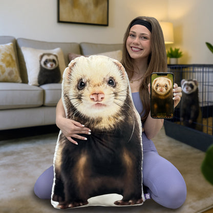 Almohada Personalizada en Forma de Hurón