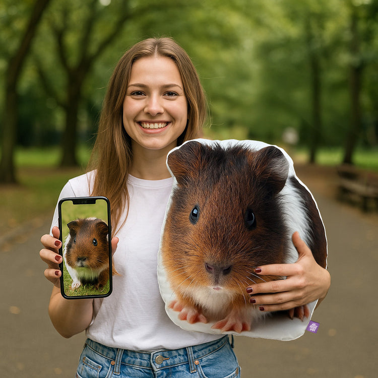 Almohada Personalizada en Forma de Cobaya