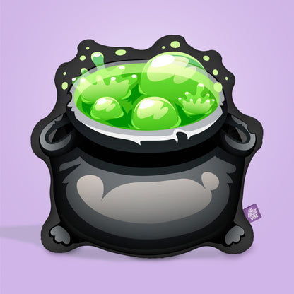 16" Small Size Halloween Bubbling Cauldron Pillow