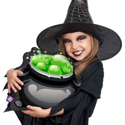 16" Small Size Halloween Bubbling Cauldron Pillow