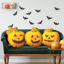 16" Small Size Halloween Pumpkin 3pcs Pillow Set