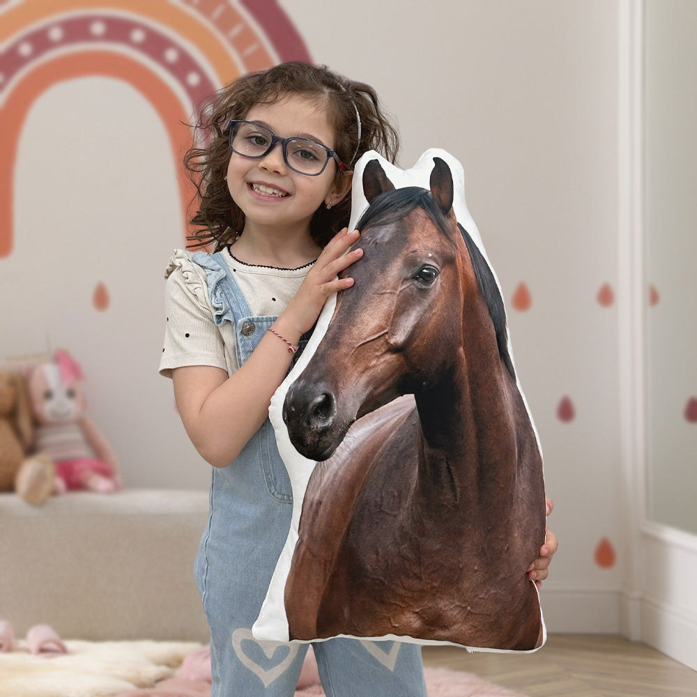 Custom Horse Shaped Pillow