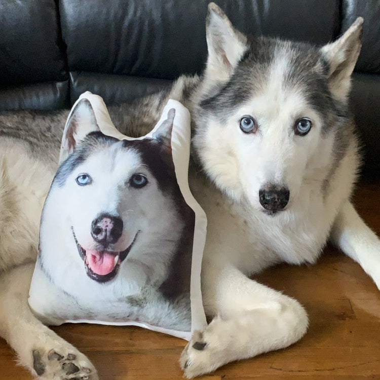Almohada Personalizada con Forma de Husky