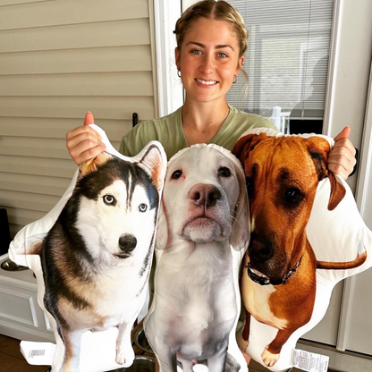 Husky Custom Shaped Pillow