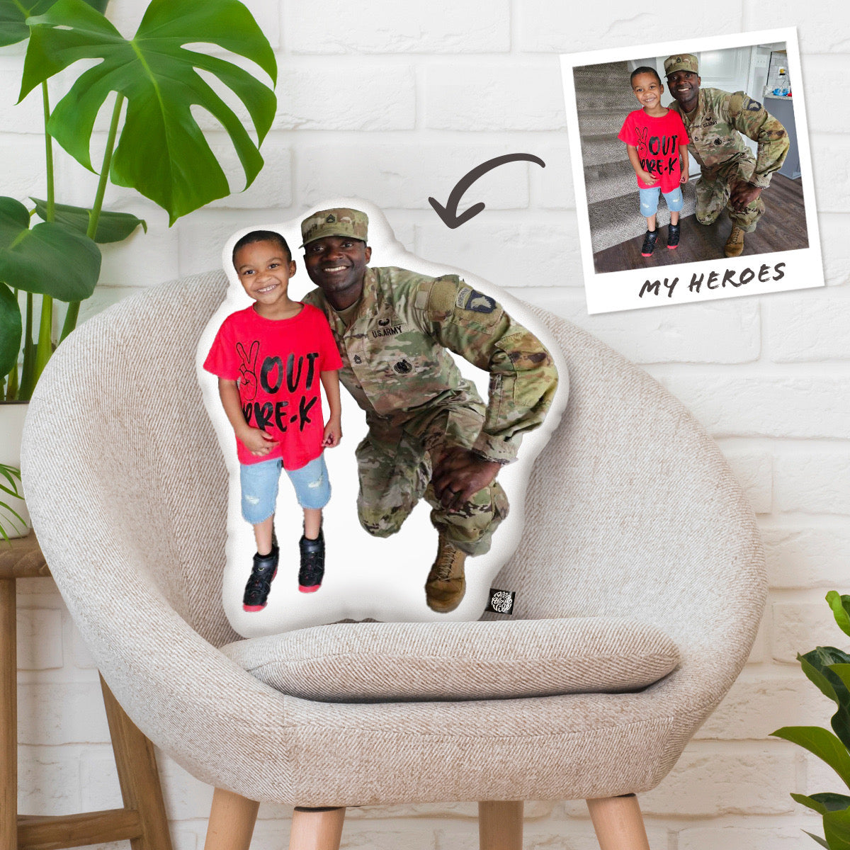 Custom Military Lifelike Huggable Pillows Made In USA All About Vibe