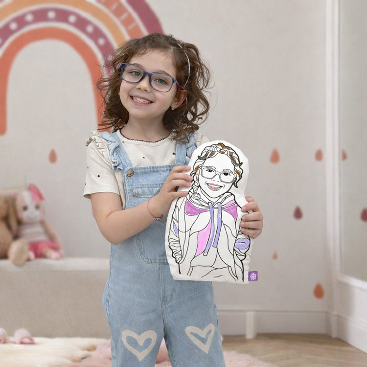 14" Custom Coloring Pillow