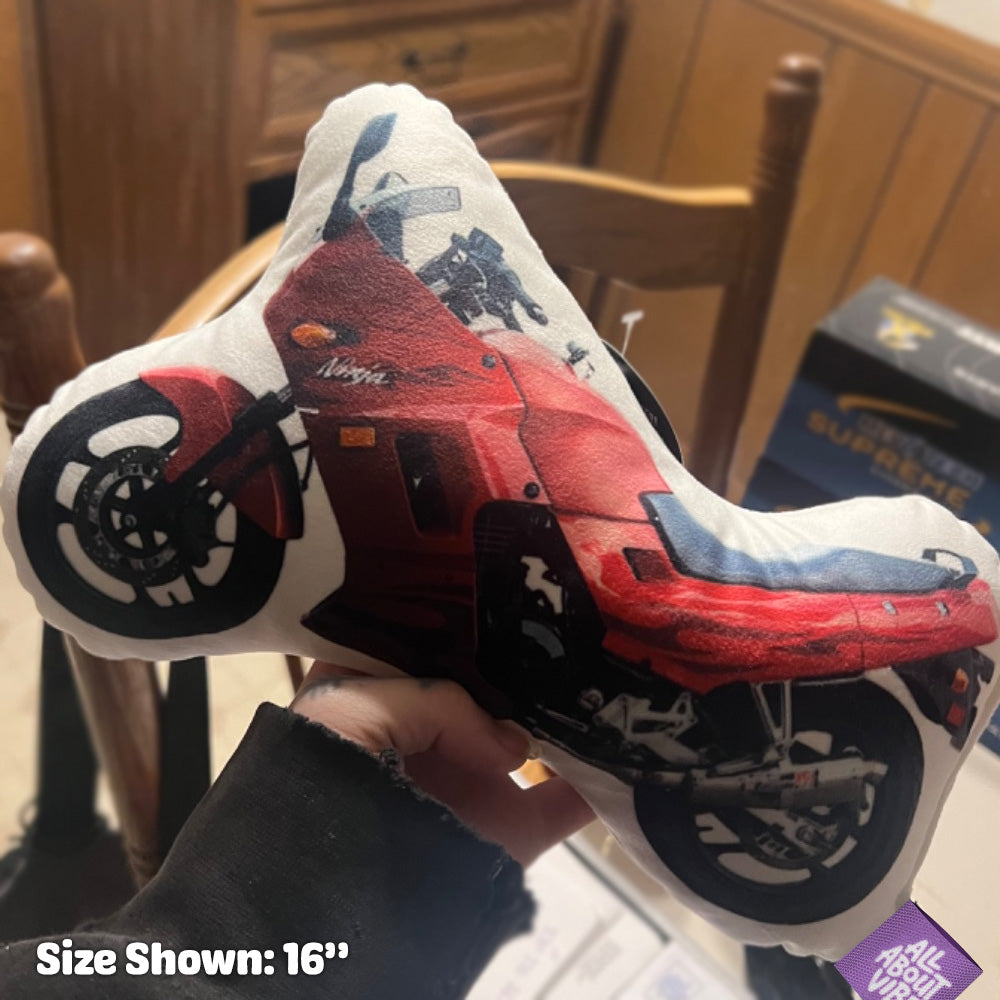 Custom Shaped Motorcycle Pillow