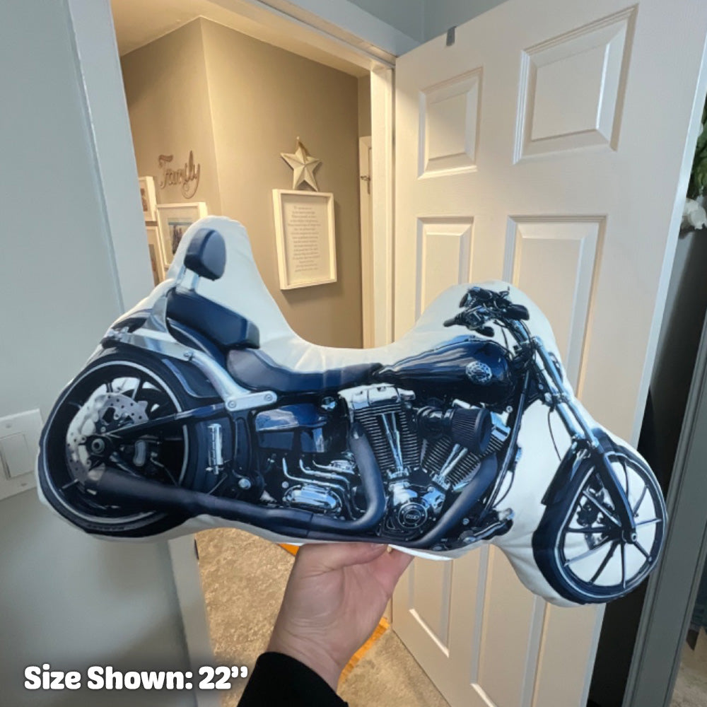 Custom Shaped Motorcycle Pillow