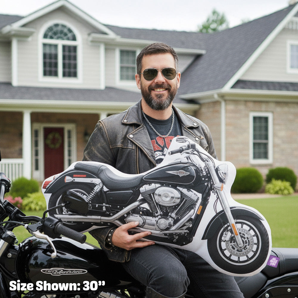 Custom Shaped Motorcycle Pillow