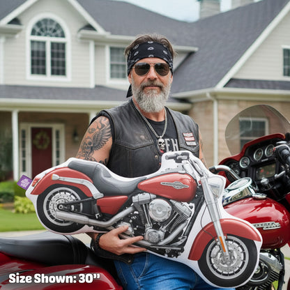 Custom Shaped Motorcycle Pillow