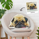 Pug Custom Shaped Pillow