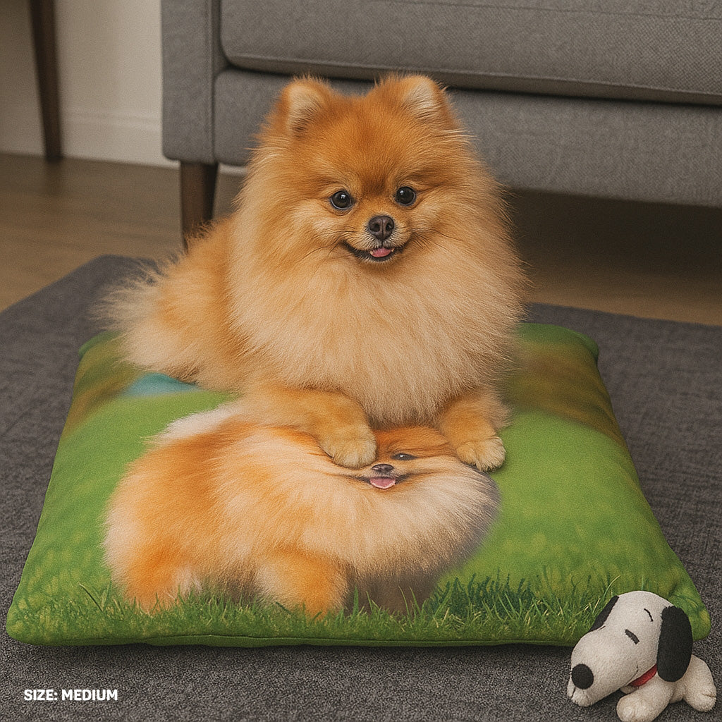 Almohada para Mascotas con Foto Personalizada