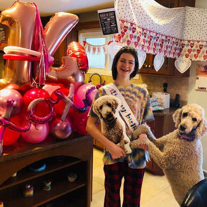 Poodle Custom Shaped Pillow