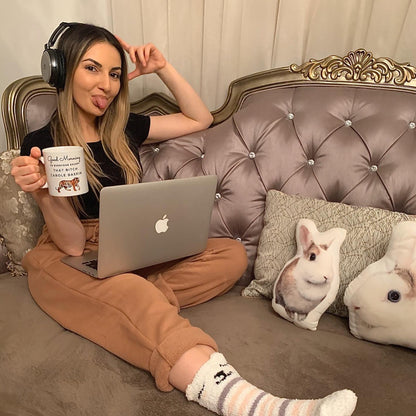 Bunny Custom Shaped Pillow