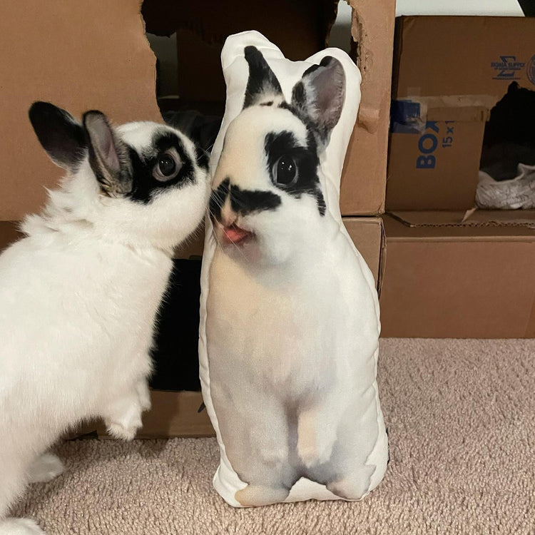 Bunny Custom Shaped Pillow