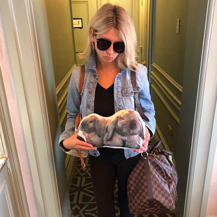 Bunny Custom Shaped Pillow