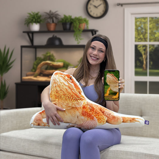 Bearded Dragon Custom Shaped Pillow