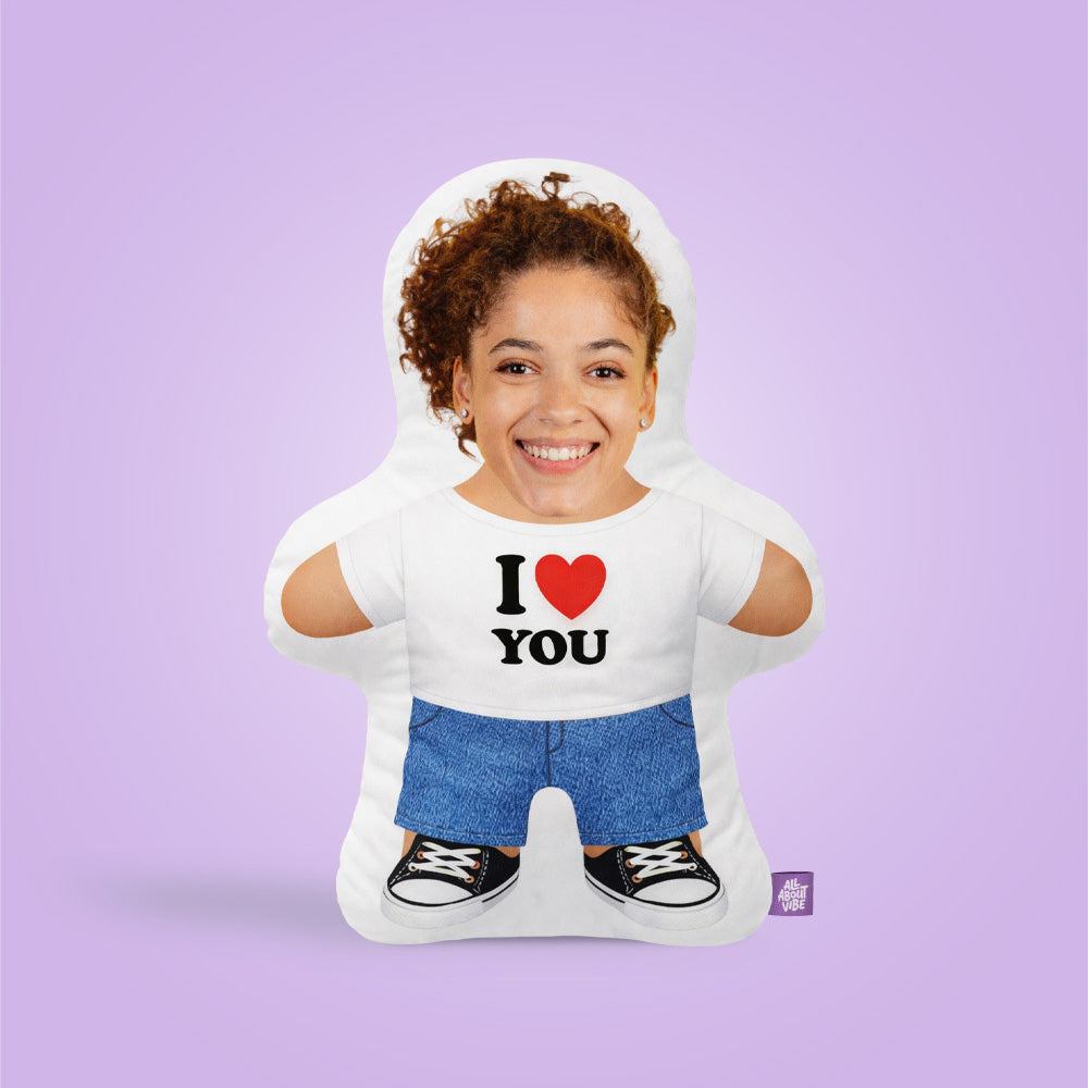 Personalized “I ❤️ YOU” Face Pillow