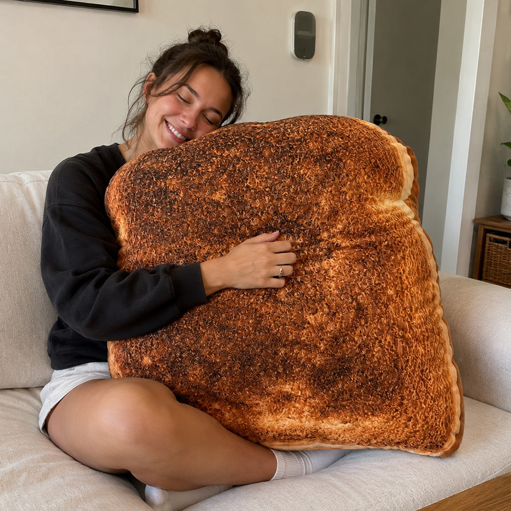 Bread Toast Throw Pillow