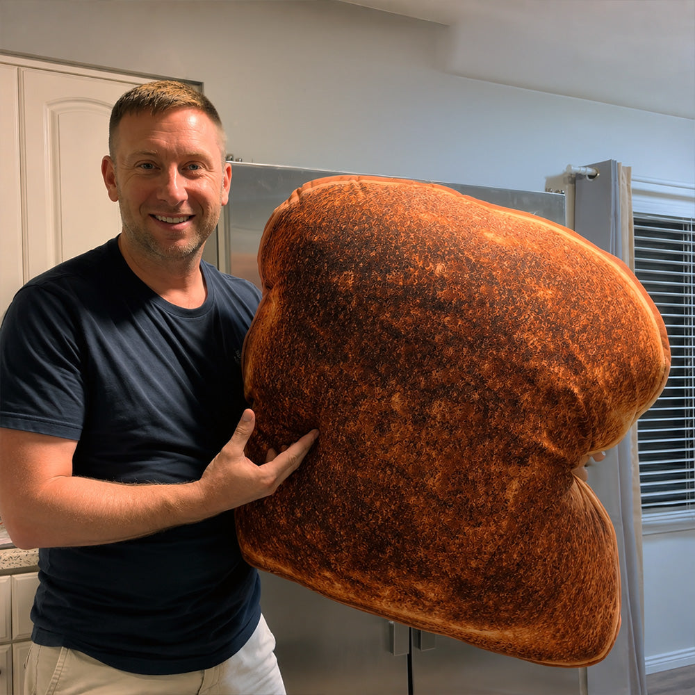 Bread Toast Throw Pillow